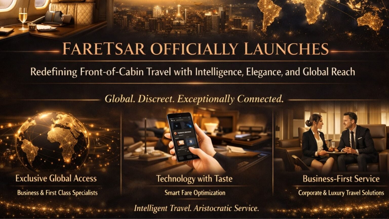 FareTsar Officially Launches; Redefining Front-of-Cabin Travel with Intelligence, Elegance & Global Reach